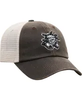 Men's Top of the World Brown Wichita State Shockers Scat Mesh Trucker Snapback Hat