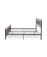 Claudia Modern Iron Bed Frame, King