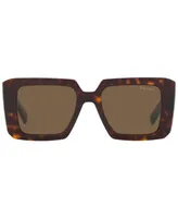 Prada Low Bridge Square Women's Sunglasses, Pr 23YSF