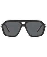 Dolce&Gabbana Men's Polarized Sunglasses, 58