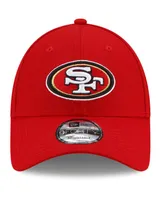 Men's New Era Scarlet San Francisco 49ers Team The League 9FORTY Adjustable Hat