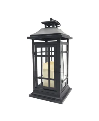 Battery Operated Metal Lantern with Led Candle - Window