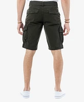 Men's Belted Double Pocket Cargo Shorts