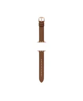 Fossil Brown Leather Band for Apple Watch, 38, 40, 41mm