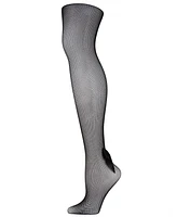 Women's Backseam Bow Fishnet Tights