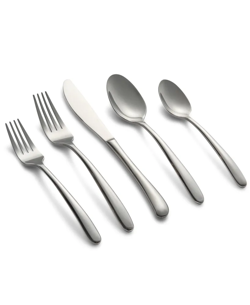 Cambridge Silversmiths Jude Mirror -Piece Flatware Set, Service for