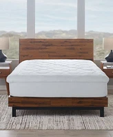 Ella Jayne Lofty 100 Cotton Plush Gel Fiber Filled Mattress Toppers