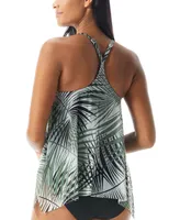 Coco Reef Women's Current Printed Mesh Bra-Sized Tankini Top