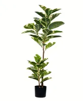 Vickerman 50" Artificial Potted Real Touch Dieffenbachia