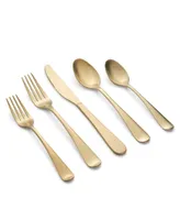 Cambridge Silversmiths Rhiannon Champagne Satin 20-Piece Flatware Set, Service for 4