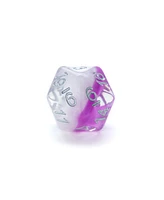Eclipse Amethyst Dice Set, 8 Pieces