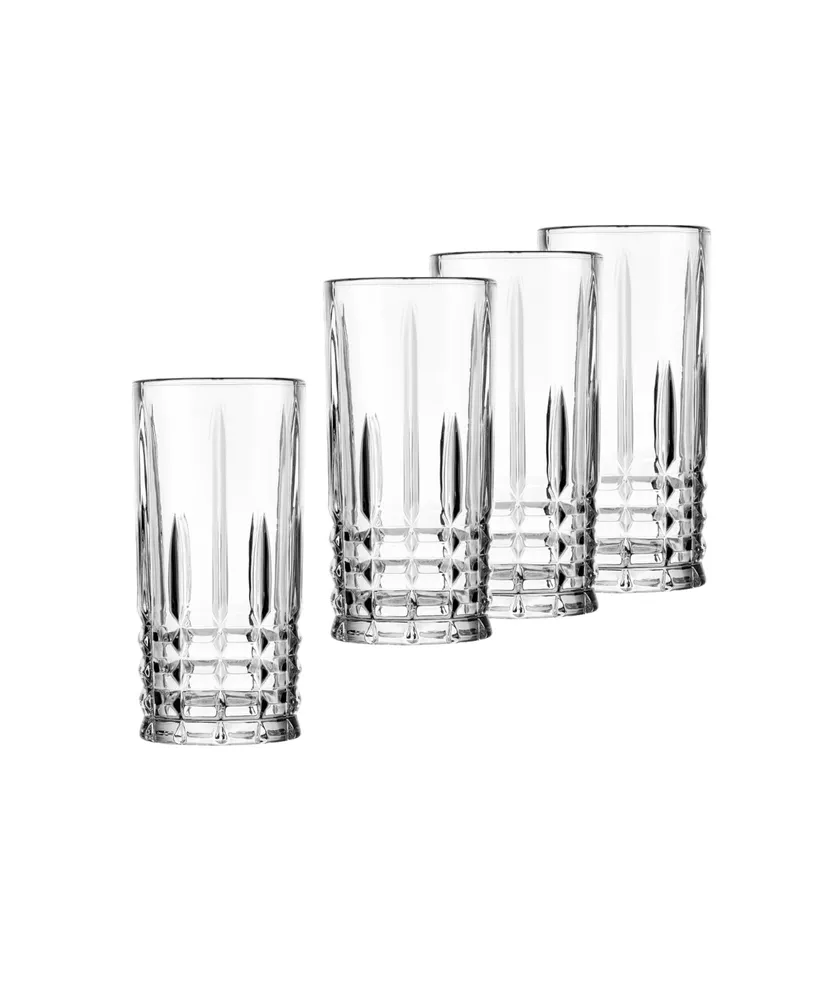 Joyjolt Cosmos Crystal - 18.5 Oz - Set Of 4 Highball Glasses