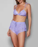 Women's Sherrie 2 Piece Bralette and Short Lingerie Set