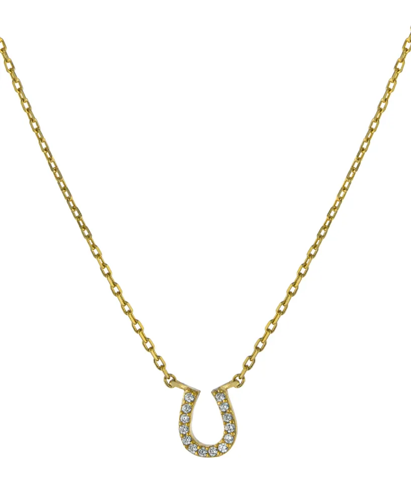 Giani Bernini Necklace- 18K Gold Over Sterling Silver Flower Pendant