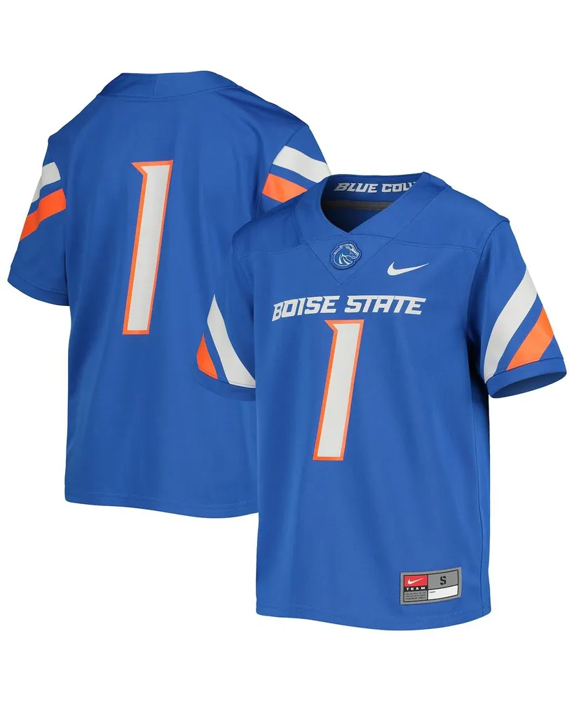 Big Boys Nike #1 Royal Boise State Broncos Untouchable Football Jersey