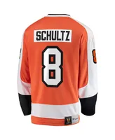 Men's Fanatics Dave Schultz Orange Philadelphia Flyers Premier Breakaway Retired Player Jersey