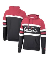 Men's Mitchell & Ness Cardinal, Black Arizona Cardinals Head Coach Pullover Hoodie