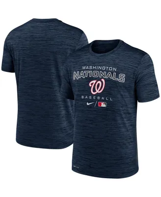 Men's Nike Navy Washington Nationals Authentic Collection Velocity Practice Performance T-shirt