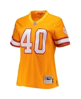 Women's Mitchell & Ness Mike Alstott Orange Tampa Bay Buccaneers Legacy Replica Player Jersey