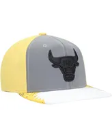 Men's Mitchell & Ness Gray, Yellow Chicago Bulls Day 5 Snapback Hat