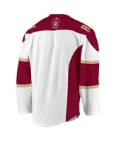 Men's White Albany FireWolves Sublimated Replica Jersey