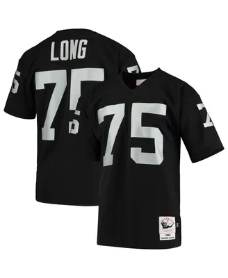 Men's Mitchell & Ness Howie Long Black Las Vegas Raiders 1983 Authentic Throwback Retired Player Jersey