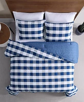 Closeout! Wrangler Bison Plaid 3 piece Comforter Set