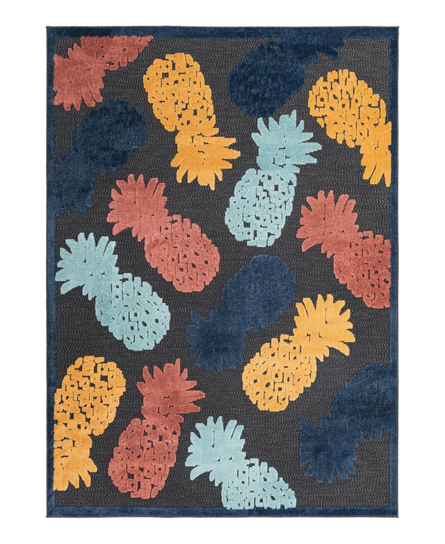 Bayshore Home Cayes Outdoor High-Low Pile Cay- 7' x 10' Area Rug