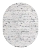 Bayshore Home Islin ISL01 7'10" x 10' Oval Area Rug