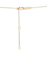 Wrapped Diamond Nefertiti 20" Pendant Necklace (1/10 ct. t.w.) in 14k Gold-Plated Sterling Silver, Created for Macy's - Gold