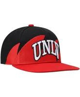 Men's Mitchell & Ness Red, Black Unlv Rebels Sharktooth Snapback Hat