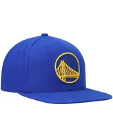 Men's Mitchell & Ness Royal Golden State Warriors Ground 2.0 Snapback Hat