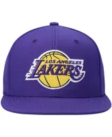 Men's Mitchell & Ness Purple Los Angeles Lakers Ground 2.0 Snapback Hat