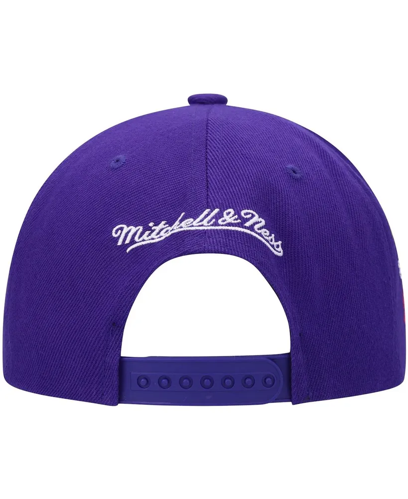 Men's Mitchell & Ness Purple Los Angeles Lakers All Love Snapback Hat