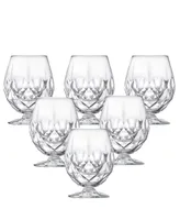 Lorren Home Trends Alkemist 6 Piece Stemmed Double Old Fashion Glass Set