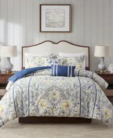 Harbor House Livia Oversized Cotton 5-Pc. Duvet Cover Set