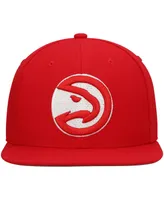 Men's Mitchell & Ness Red Atlanta Hawks Ground 2.0 Snapback Hat