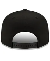 Big Boys New Era Black Chicago White Sox City Connect 9FIFTY Snapback Adjustable Hat