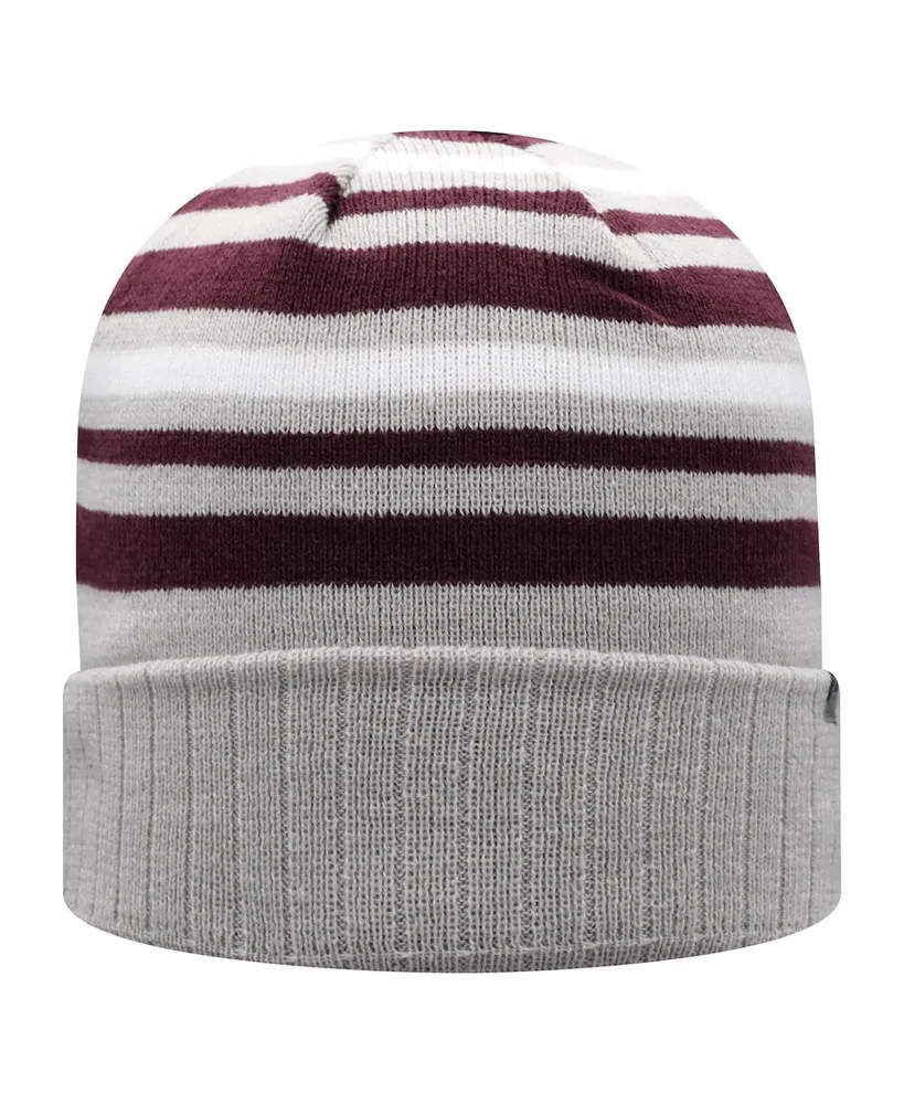 Men's Top of the World Gray and Maroon Arizona State Sun Devils All Day Cuffed Knit Hat