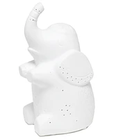 Simple Designs Porcelain Elephant Shaped Table Lamp