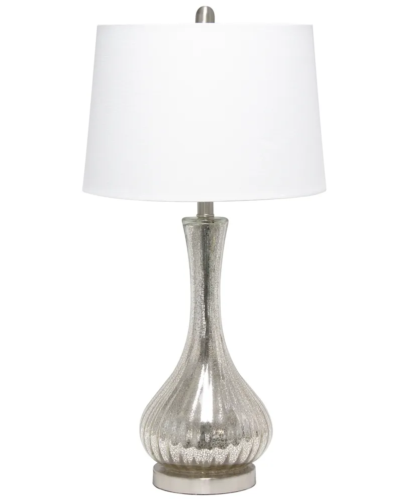 Lalia Home Speckled Mercury Tear Drop Table Lamp