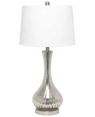 Lalia Home Speckled Mercury Tear Drop Table Lamp