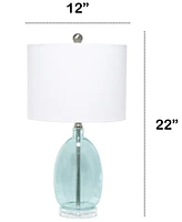 Lalia Home Oval Glass Table Lamp