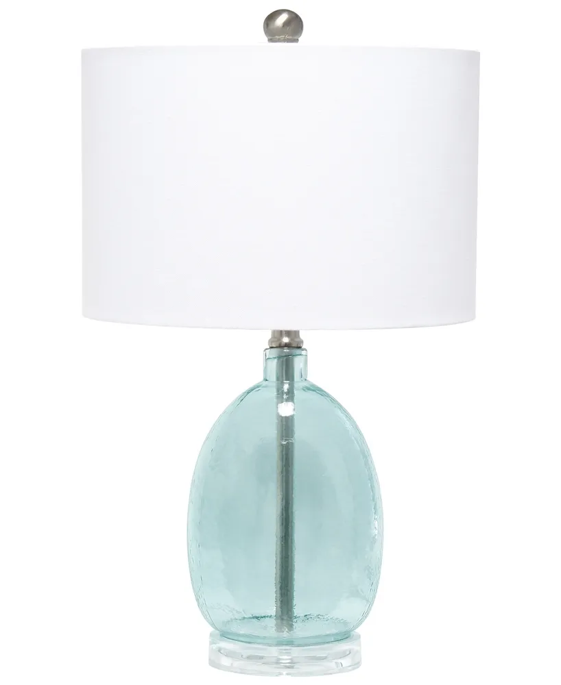 Lalia Home Oval Glass Table Lamp