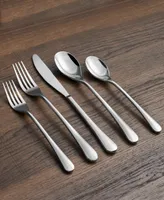 Cambridge Silversmiths Xyla Mirror Flatware Set, 20 Piece - Silver