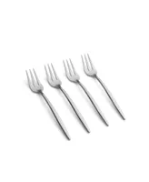 Cambridge Silversmiths Gaze Mirror Cocktail Forks Set, 4 Piece - Silver