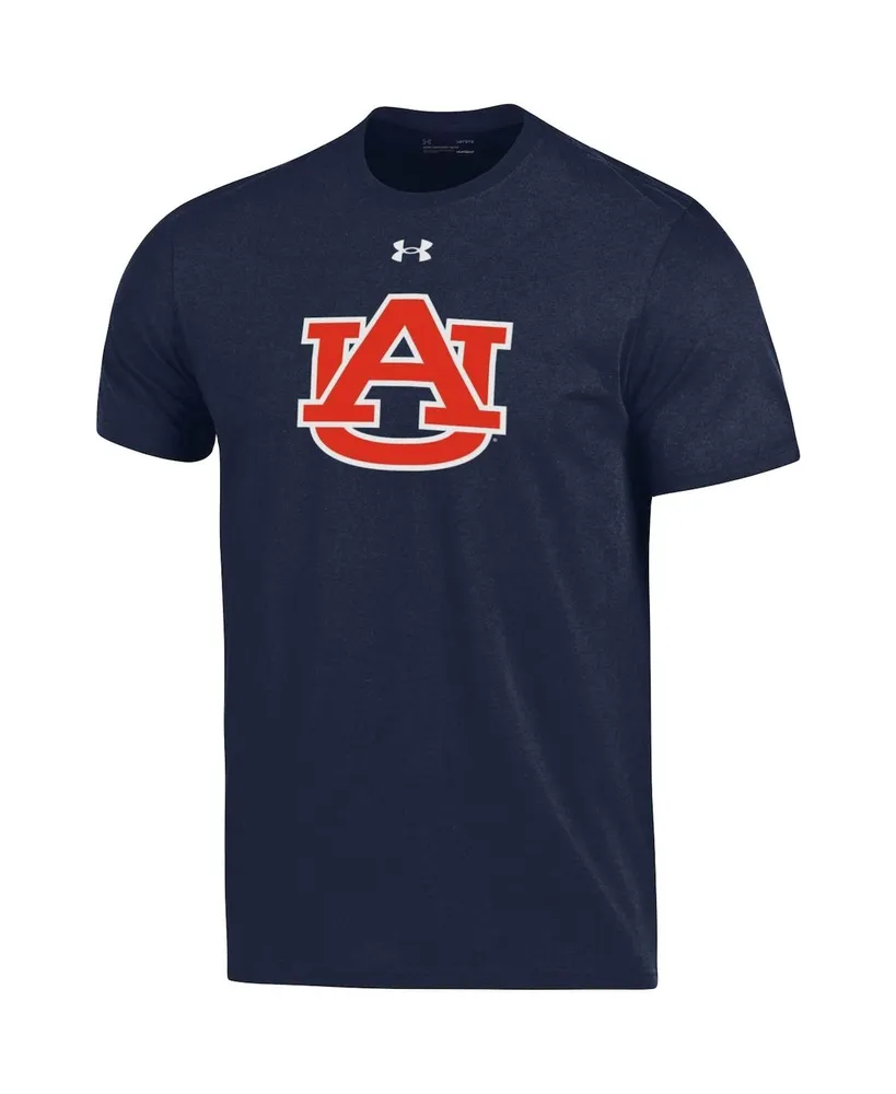 Men's Under Armour Navy Auburn Tigers School Logo Cotton T-shirt