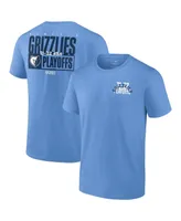 Men's Fanatics Light Blue Memphis Grizzlies 2022 Nba Playoffs Dunk T-shirt