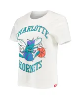 Women's Sportiqe White Charlotte Hornets Arcadia T-shirt