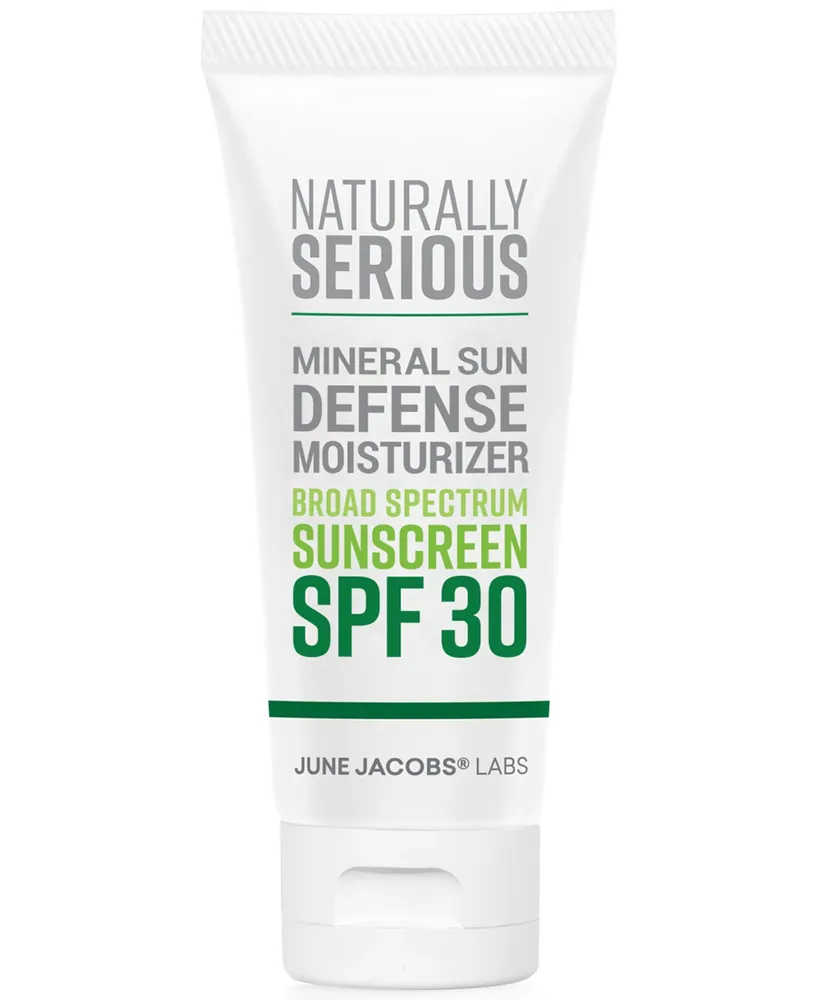 Naturally Serious Mineral Sun Defense Moisturizer Broad Spectrum Sunscreen Spf 30